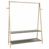 vidaXL Perchero con estantes bamb&uacute; 132x45,5x150,5 cm