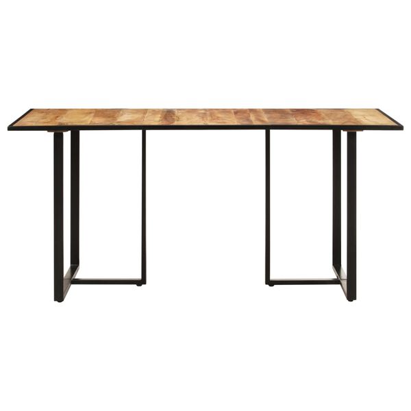 vidaXL Mesa de comedor madera de mango rugosa 200 cm