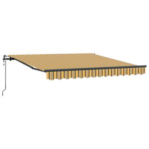vidaXL Toldo Retr&aacute;ctil Multicolor 300 x 250 cm Tela y Aluminio