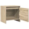 vidaXL Mesita noche 2 uds madera ingenier&iacute;a roble Sonoma 45x34x44,5 cm