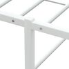 vidaXL Estructura cama sin colchón metal blanco 160x200cm