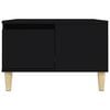 vidaXL Mesa de centro madera contrachapada negro 55x55x36,5 cm