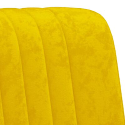 vidaXL Sillón de terciopelo amarillo mostaza