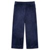 Pantal&oacute;n infantil terciopelo azul oscuro 104