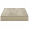 vidaXL Estante flotante de pared MDF color roble 40x23x3,8 cm