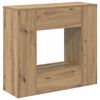 vidaXL Roble Artesanal 82 x 29 x 74 cm
