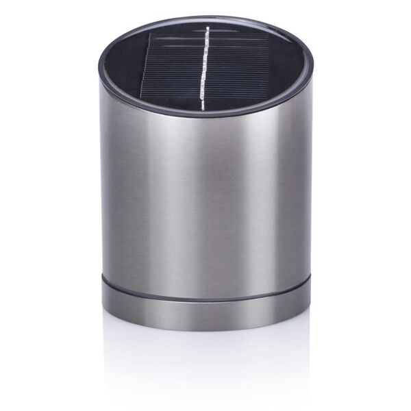 Smartwares L&aacute;mpara solar de pared con sensor 0.5 W plata GWS-004-DS