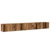 vidaXL Conjunto de mueble de TV 3 piezas montado la pared madera vieja