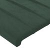 vidaXL Cama box spring con colch&oacute;n terciopelo verde oscuro 160x200 cm