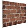 vidaXL Paneles de pared 3D dise&ntilde;o de ladrillo 10 uds EPS marr&oacute;n oscuro