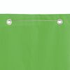 vidaXL Toldo pantalla para balc&oacute;n tela oxford verde claro 140x240 cm