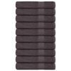 vidaXL Toallas de sauna FROGN antracita 80 x 200 cm 10 uds 360 g/m&sup2;
