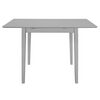vidaXL Juego de muebles de comedor 3 piezas MDF gris