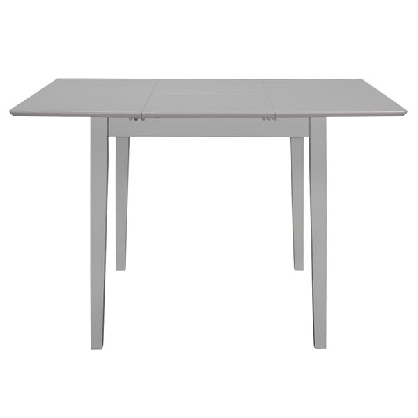 vidaXL Juego de muebles de comedor 3 piezas MDF gris
