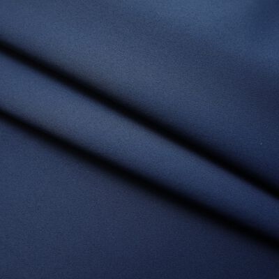 vidaXL Cortina opaca con ganchos azul 290x245 cm