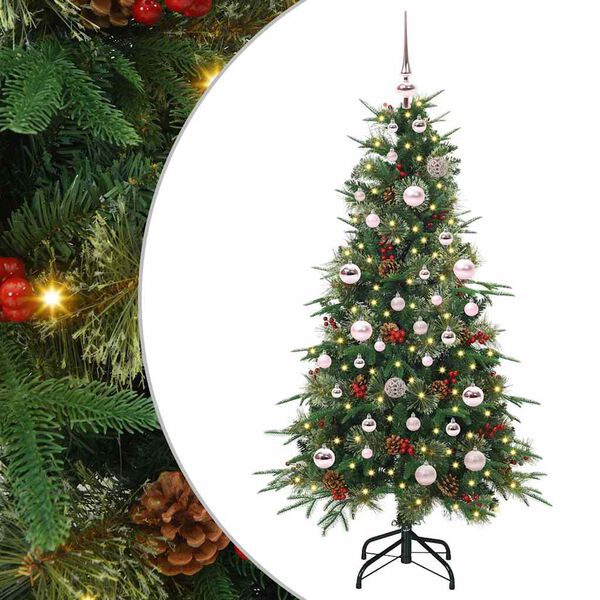 vidaXL &Aacute;rbol de Navidad artificial con ramas articuladas Verde 150 cm