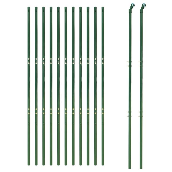 vidaXL Cerca de alambre verde 1,8x25 m
