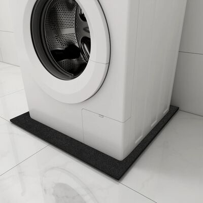 vidaXL Alfombra antivibración para lavadora 60x60x0,6 cm