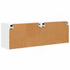 vidaXL Mueble de TV Montado en la Pared 2 pcs 59,5 x 31 x 40 cm
