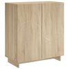 vidaXL Aparador Roble Sonoma 67 x 34,5 x 75 cm Madera de ingenier&iacute;a