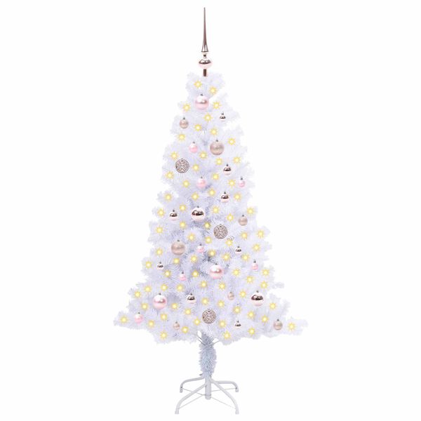 vidaXL &Aacute;rbol de Navidad artificial con 150 LED 150 cm PVC y Acero