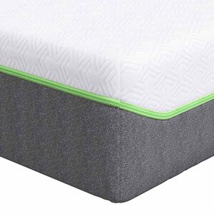 vidaXL Colch&oacute;n y gris 80 x 200 cm Tela Jacquard