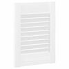 vidaXL Puerta de armario de lamas 2 uds blanco 39,5x29,5 cm