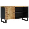 vidaXL Mueble de TV madera mango y madera contrachapada 80x33x46 cm