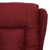 vidaXL Sill&oacute;n elevable tela rojo tinto