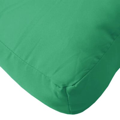 vidaXL Cojín para sofá de palets tela verde 60x60x12 cm