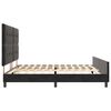 vidaXL Cama tipo Box Spring con cabecera Negro 200 x 200 cm Terciopelo