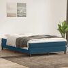 vidaXL Cama box spring sin colch&oacute;n terciopelo azul oscuro 140x210 cm