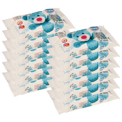 vidaXL Toallitas para bebés 12 paquetes 720 toallitas