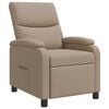vidaXL Recliner Capuchino Cuero sint&eacute;tico
