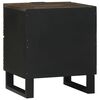 vidaXL Armario de Noche con caj&oacute;n 2 pcs Nogal 40 x 33 x 46 cm