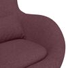 vidaXL Sill&oacute;n huevo Morado 63 x 73 x 90 cm tela