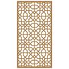 vidaXL Adorno de pared de jardín acero corten diseño morisco 105x55 cm