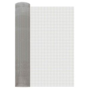 vidaXL Pantalla de malla 60 x 200 cm 6 Mesh Acero Inoxidable 201