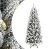 vidaXL &Aacute;rbol de Navidad artificial 180 cm PVC y Pl&aacute;stico y Acero y PE