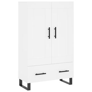vidaXL Aparador alto madera de ingenier&iacute;a blanco 69,5x31x115 cm