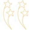 vidaXL Tira de luces de estrella 2 uds blanco c&aacute;lido 125,5x53x4,5 cm