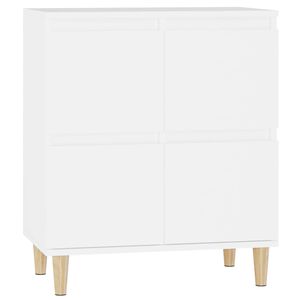 vidaXL Aparador de madera contrachapada blanco 60x35x70 cm