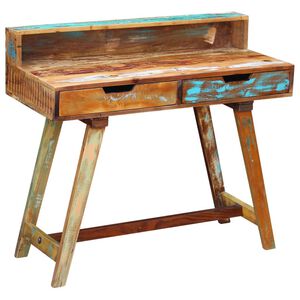 vidaXL Escritorio de madera maciza reciclada
