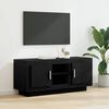 vidaXL Gabinete de TV Roble Negro 102 x 35 x 45 cm