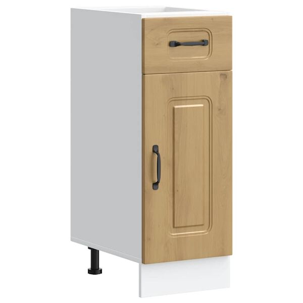 vidaXL Mueble bajo de cocina Kalmar roble artesanal madera ingenier&iacute;a