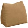 vidaXL Coj&iacute;n de Espalda Marr&oacute;n 60 x 20 x 50 cm Tela de pana