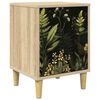 vidaXL Mesa de noche RHENEN Roble Sonoma 36 x 33 x 50 cm