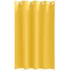 vidaXL Cortinas Opacas con Anillas 2 pcs Amarillo Mostaza 175 x 140 cm