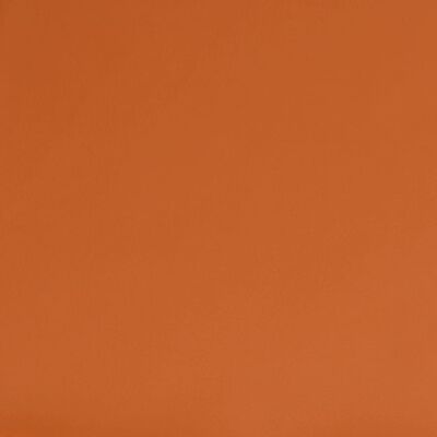 vidaXL Reposapiés tela y cuero sintético crema y naranja 45x29,5x35 cm