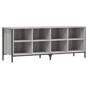 vidaXL Zapatero madera de ingenier&iacute;a gris Sonoma 131x35x50 cm